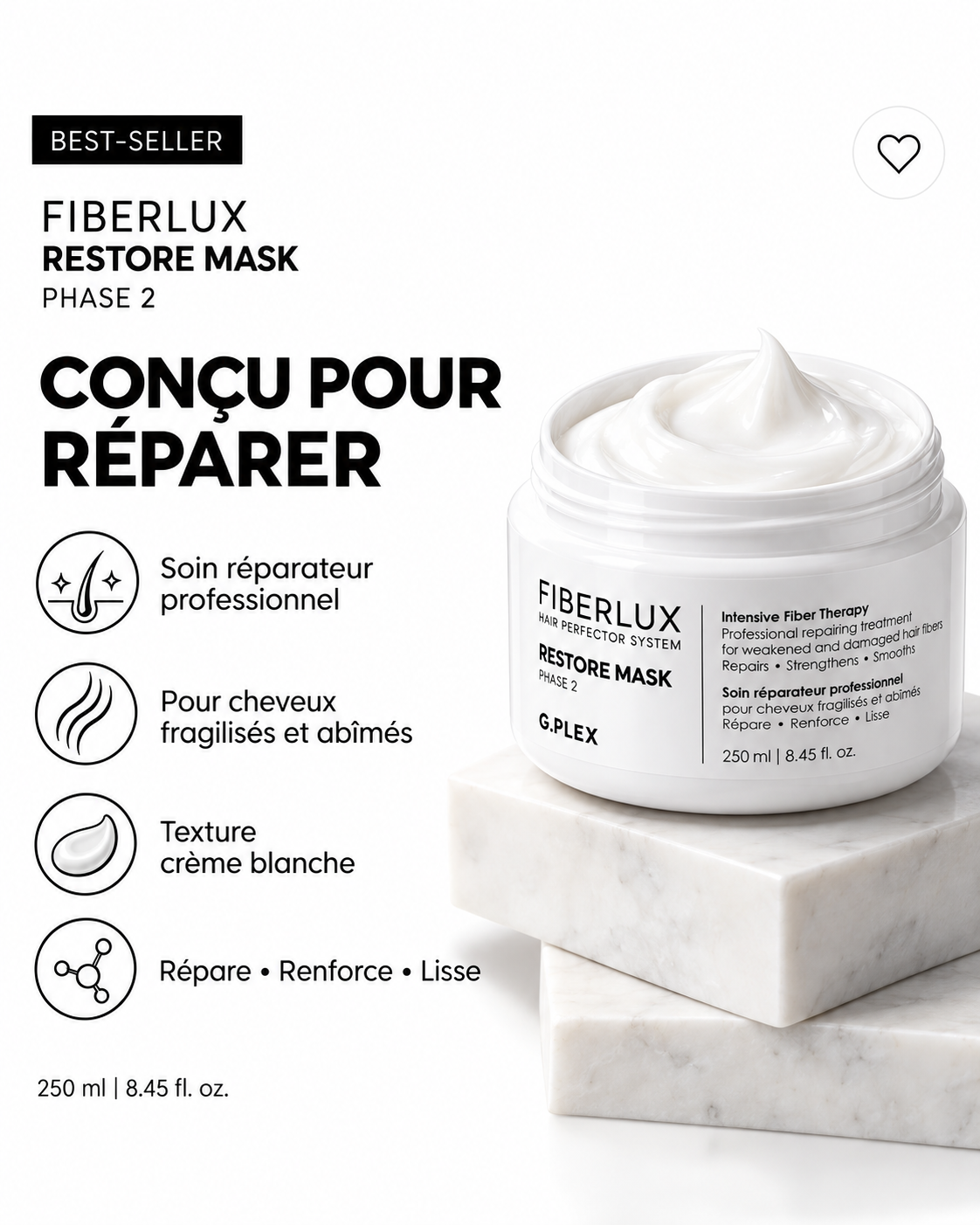 FIBERLUX عناية مرمّمة مكثّفة — المرحلة 2